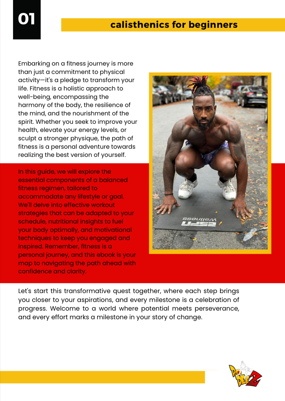 Do Deez Gainz Calisthenics For Beginners- EBook