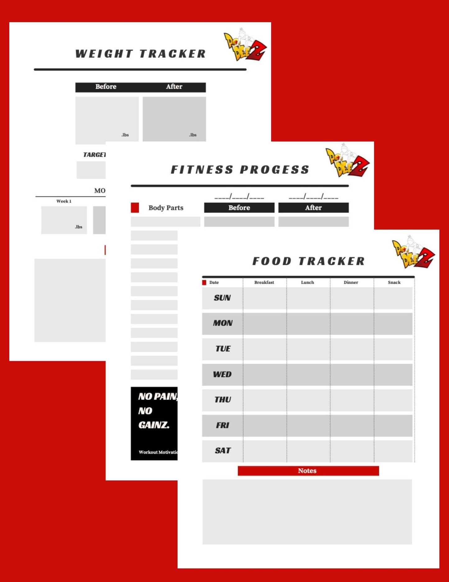 Do Deez Fitness Packet: Part 1